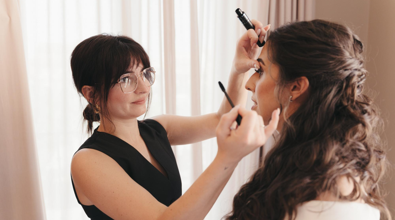 Sesión de automaquillaje