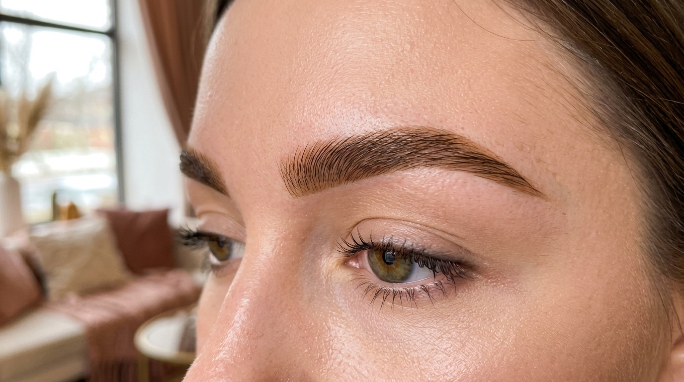 Resultado cejas con henna